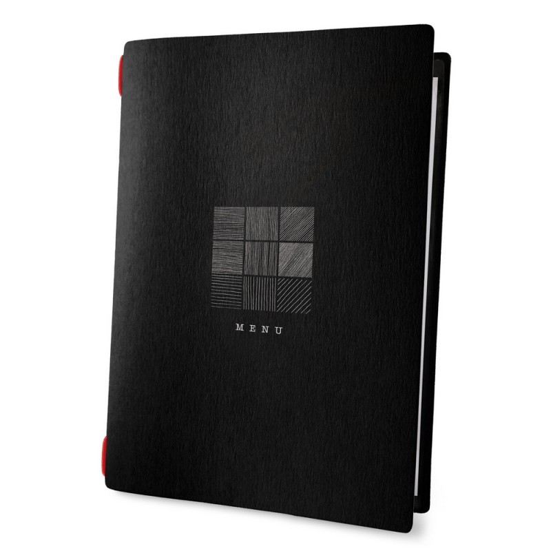 Protège menu noir format A4 design effet craie 1 insert modèle SIGN - Dag Style Protège menu noir format A4 design effet craie 1 insert modèle SIGN - Dag Style