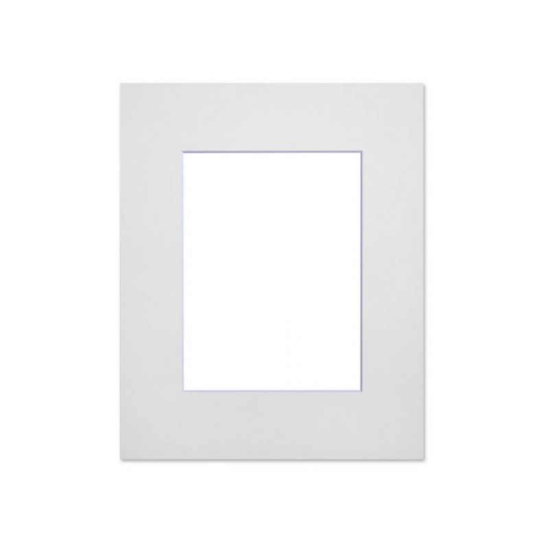 Passe partout format standard Blanc pour cadres et photos - Cadre 50 x 60 cm  - Ouverture 29 x 39 cm