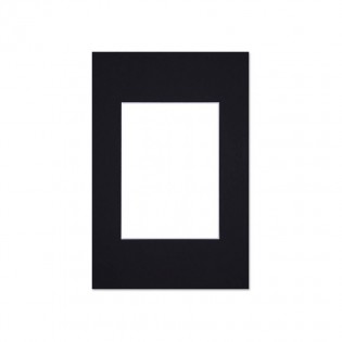 Lot de 5 passe-partouts standard noir pour cadre et encadrement photo - Nielsen - Cadre 24 x 30 cm - Ouverture 14 x 19 cm