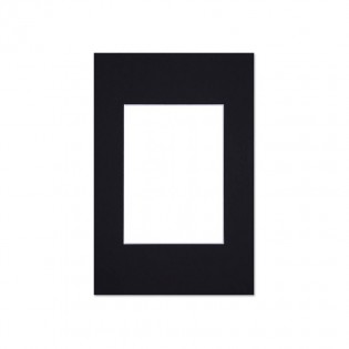 Lot de 10 passe-partouts standard noir pour cadre et encadrement photo - Nielsen - Cadre 20 x 30 cm - Ouverture 12 x 17 cm