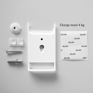 Kit de fixation murale anti-mouvement (magnétique) pour miroir, Dibond,  signalétique - Charge 12 kg maxi