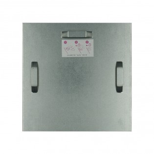 Attache adhésive 180x180 mm max 18 kg pour intérieur / extérieur - Fixation Dibond et miroir