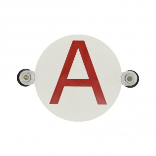 Suction disc for Accompanied Driving (ACC) and B license for car rear window Ø 15 cm