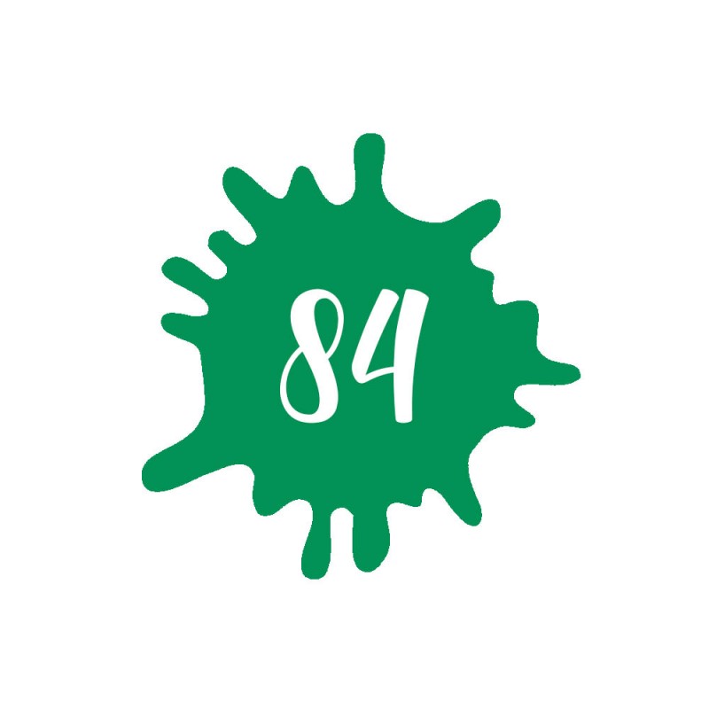 Numéro fantaisie personnalisable pour boite aux lettres couleur vert pomme chiffres blancs - Modèle Splash Numéro fantaisie personnalisable pour boite aux lettres couleur vert pomme chiffres blancs - Modèle Splash