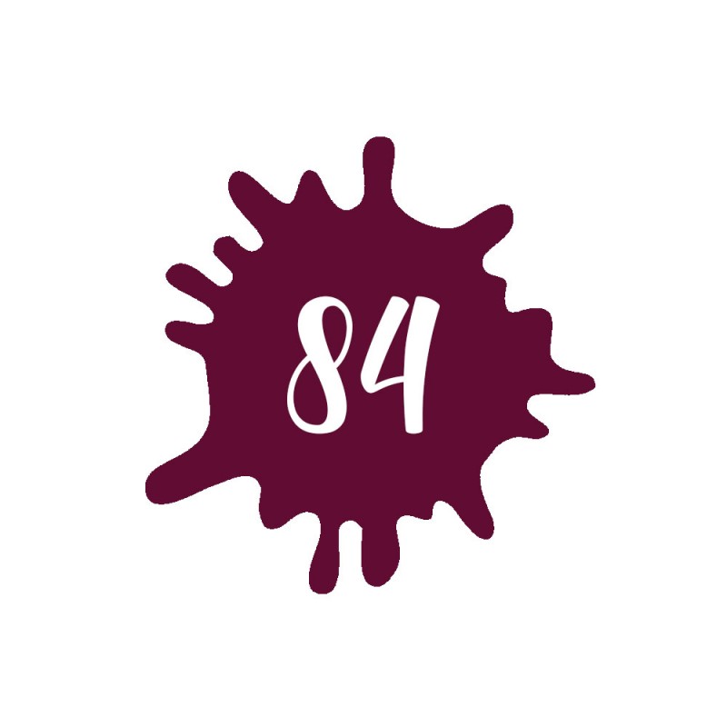 Numéro fantaisie personnalisable pour boite aux lettres couleur bordeaux chiffres blancs - Modèle Splash Numéro fantaisie personnalisable pour boite aux lettres couleur bordeaux chiffres blancs - Modèle Splash