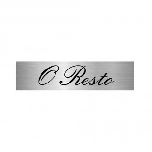 Plaque personnalisée pour porte menu en bois RUSTIC 4 x A4 LED pour hôtel restaurant