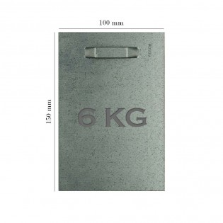 Lot de 10 attaches adhésives 100x150 mm max 6 kg pour intérieur / extérieur - Fixation Dibond et miroir