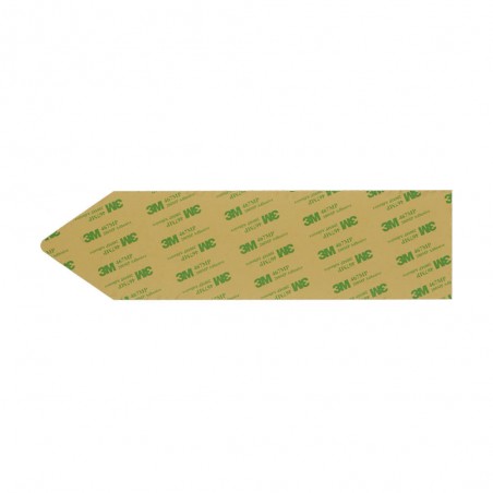 Panneau flèche directionnelle gauche personnalisable - Couleur vert pomme - Signalétique intérieure / extérieure