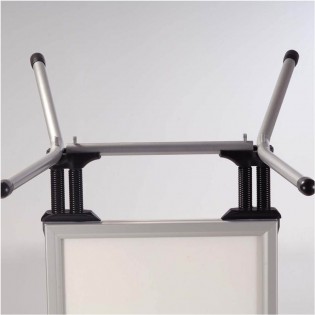 Stop trottoir extérieur SWING PRO couleur Alu format A0 (84,1 x 118,9 cm) - Panneau d'affichage extérieur