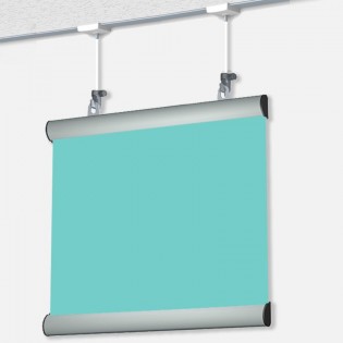 Kit Poster Snap 120 cm + Ceiling hanger - Système de suspension d'affiche pour faux plafond