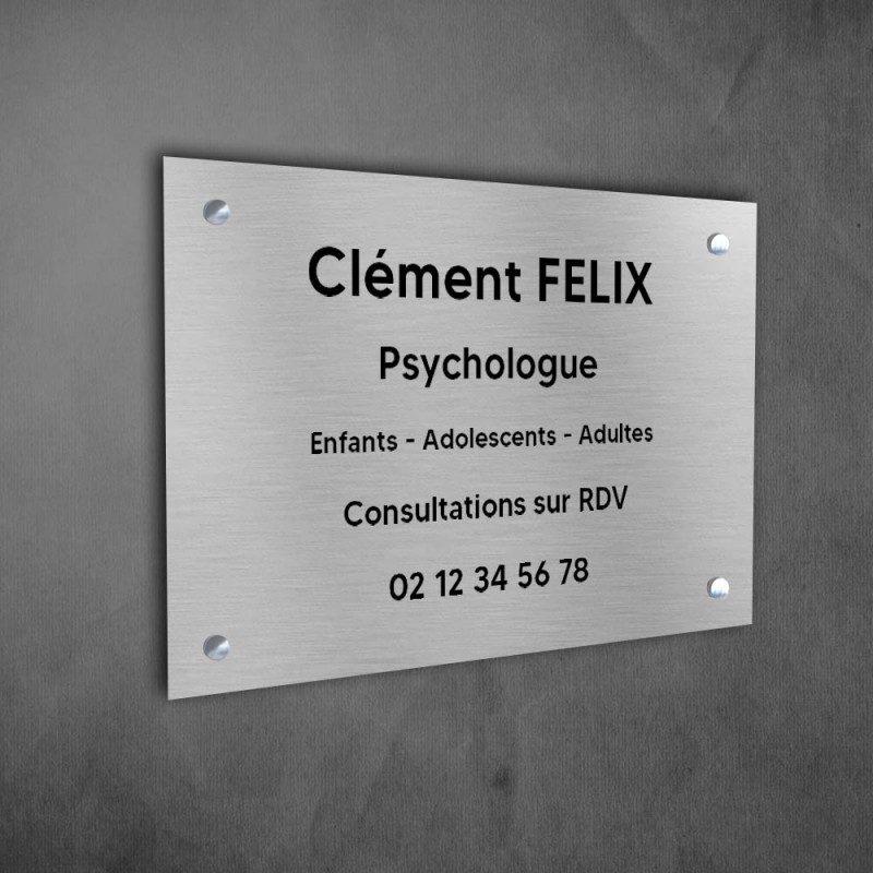 Plaque professionnelle