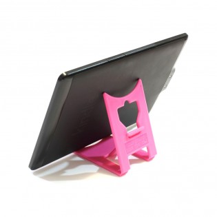 Support de bureau pliable pour tablette, liseuse, Kindle - Couleur rose - Support tablette modèle MEDIUM