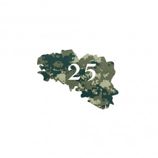 Numéro fantaisie personnalisable pour boite aux lettres couleur Camo Vert chiffres blancs - Modèle région Bretagne