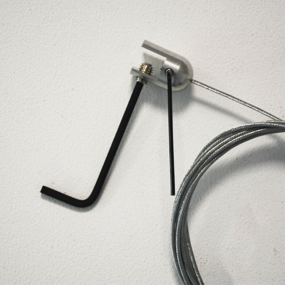 Kit de suspension par câble pour panneau de 1 mm à 8 mm