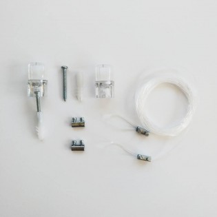 Kit de suspension en nylon longueur 2 mètres - Suspension signalétique et cadres