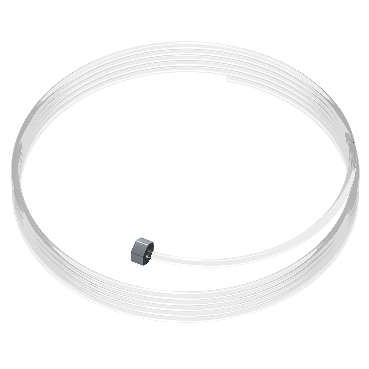 Lot de 10 câbles perlon Slider - Câbles transparents pour accrochage et affichage suspendu