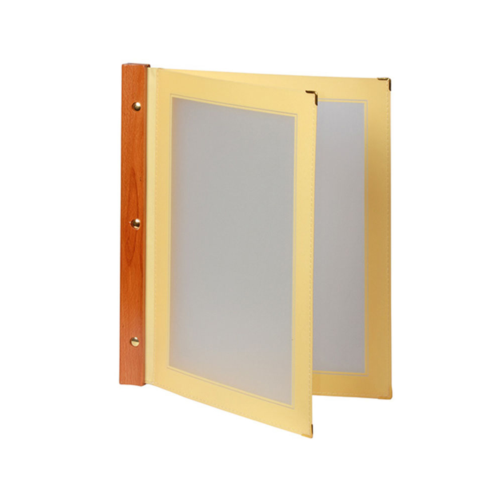 Wood A4 beige - BOX 20 protects-menus