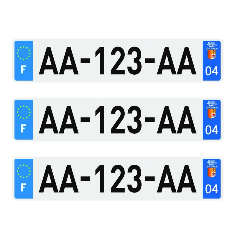plaque immatriculation france d