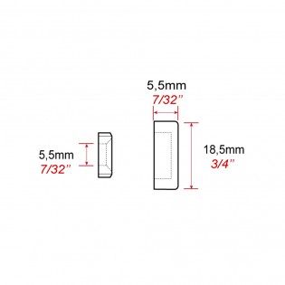 Cache vis Inox 18 mm (à l'unité)