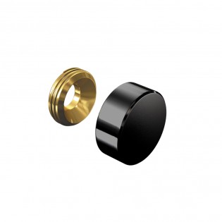 Cache vis noir 13 mm