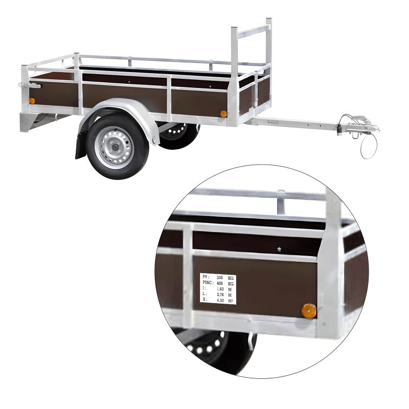 Plaque De Tare Gravée Aluminum Format 90x48 Mm - Auto