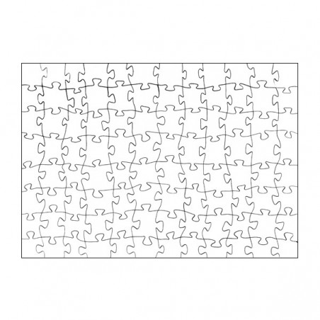 Puzzle en bois personnalisé - 96 pièces