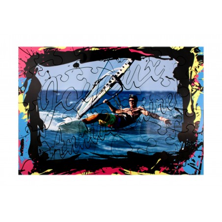 Puzzle en bois "Joyeux Anniversaire" personnalisé [x]