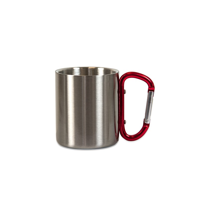 Mug inox mousqueton personnalisé 330 ml