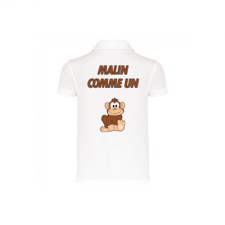 Personalized children's polo shirt