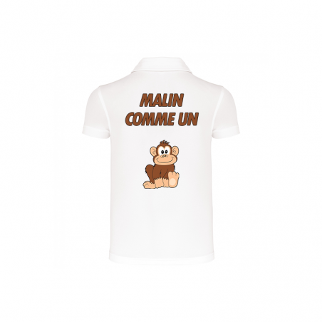 Personalized children's polo shirt