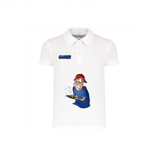 Personalized children's polo shirt