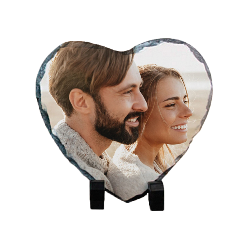 Personalized heart photo slate Personalized heart photo slate