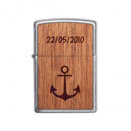 Briquet tempête ZIPPO personnalisé par gravure | Modèle Ancre