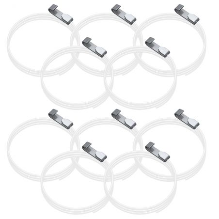 Lot de 10 câbles perlon Easy Cliq 300 cm