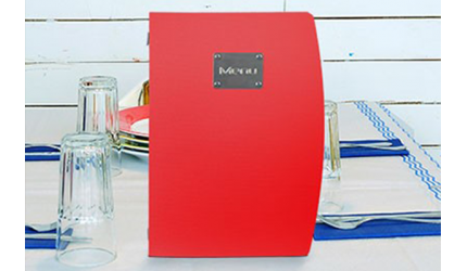 SAFIGLE Protège-menu PVC Transparent Flexible Pour Restaurant Hôtel Bar